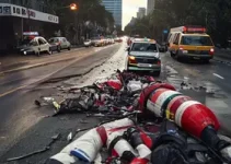 acidente na Avenida Brasil em Americana