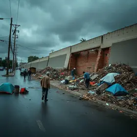 tempestade em americana