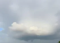 Céu nublado e pancadas rápidas em Americana