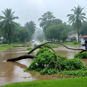 chuva provoca alagamentos e quedas de árvores na região de Campinas