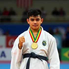 Judoca de Americana conquista medalha de bronze no Campeonato Brasileiro Cadete