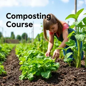 curso gratuito de compostagem e olericultura