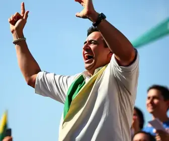 Flávio Bolsonaro em Americana