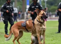 cão-robô e drone térmico em Americana