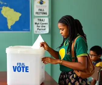 votação na E.E. Profº Marcelino Tombi