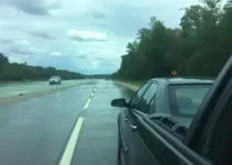 carro cai em córrego