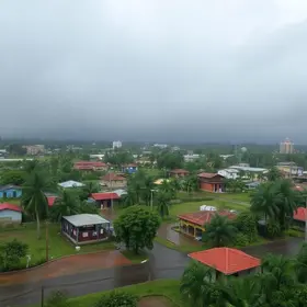 risco de tempestades