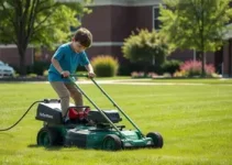 corte de grama e roçagem