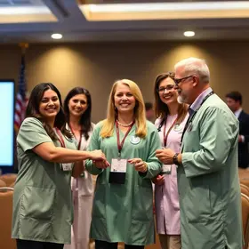 trabalho da equipe da saúde de americana aprovado em congresso