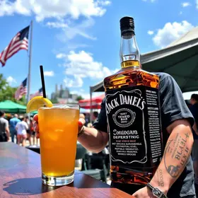Jack Daniel’s no Bárbaros BBQ