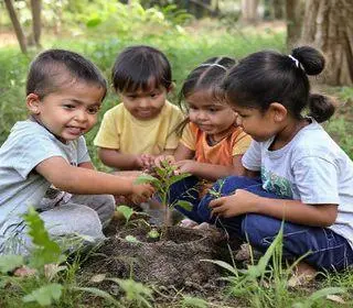 ações educativas Meio Ambiente Casa da Criança Graúna