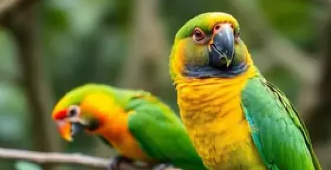 manejo preventivo em papagaios ameaçados de extinção