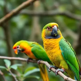manejo preventivo em papagaios ameaçados de extinção