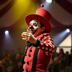 espetáculo gratuito de circo
