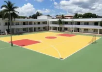 construção de quadra poliesportiva no Jardim Alvorada