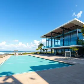 licitação remodelação estrutura esportiva lazer praia azul
