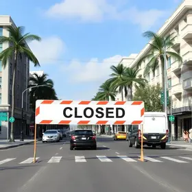fechamento da Avenida Bandeirantes