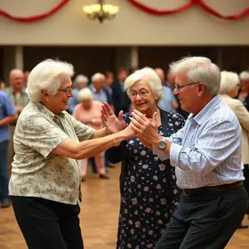 baile dos idosos em Americana