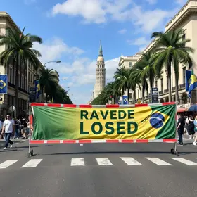 fechamento da Avenida Brasil