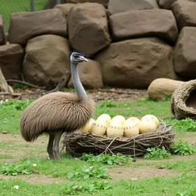 Zoo Americana ovos de emu